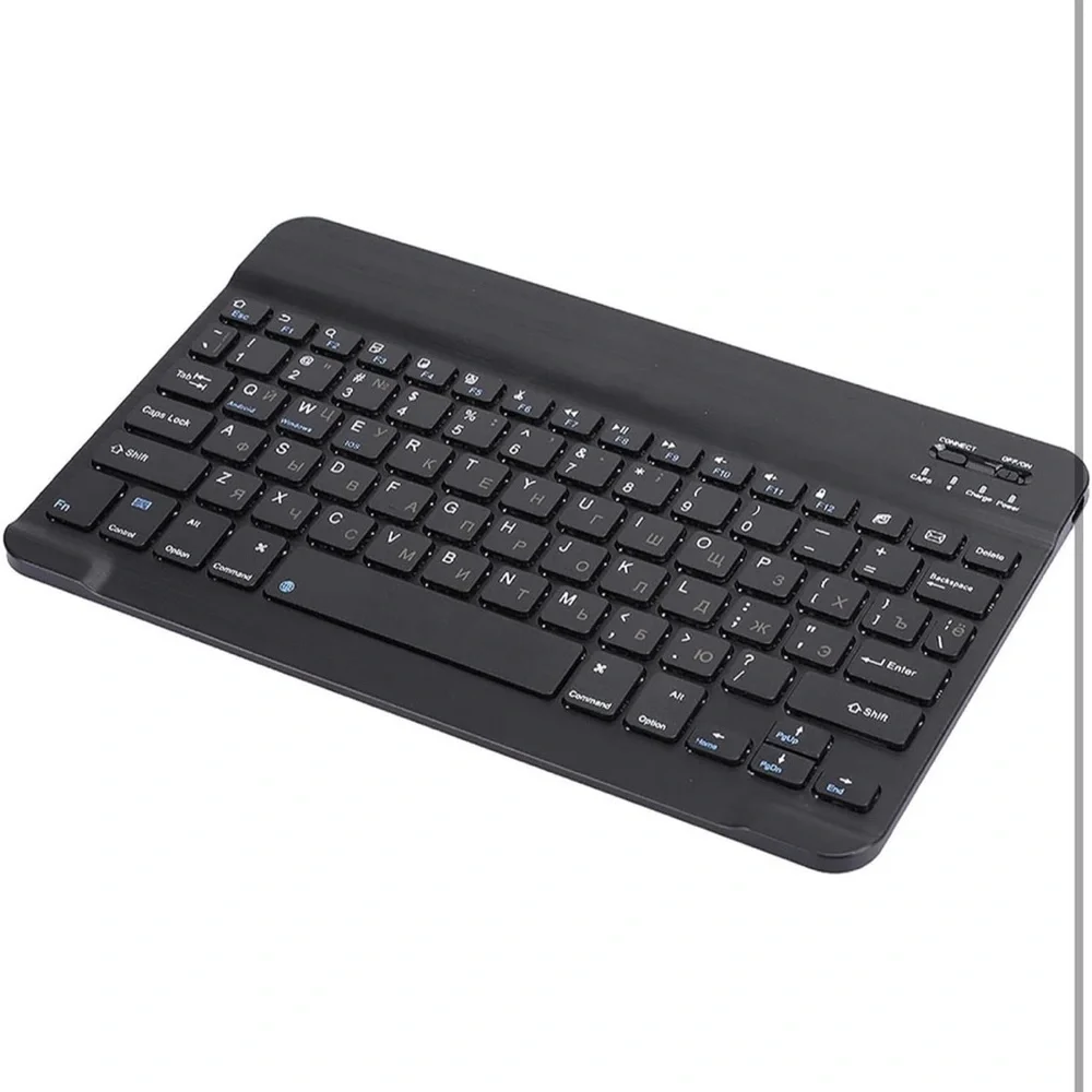 Bluetooth Keyboard Slim Ultra Wide 80 Keys Rechargeable Portable